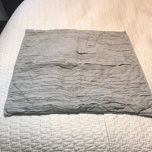 Set of 2 West Elm Gray Euro Shams